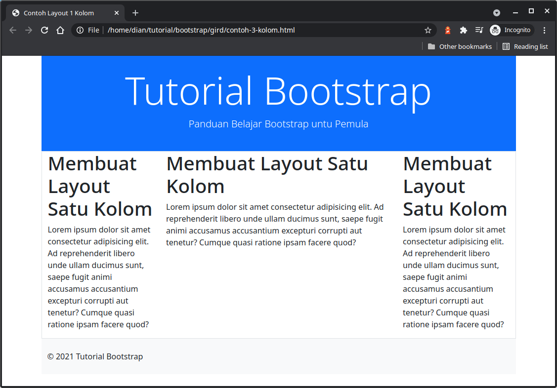 Tutorial Bootstrap: Memahami Sistem Grid Untuk Membuat Layout