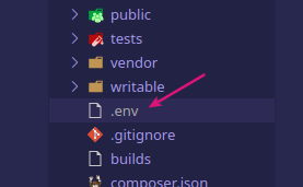 file dotenv ci