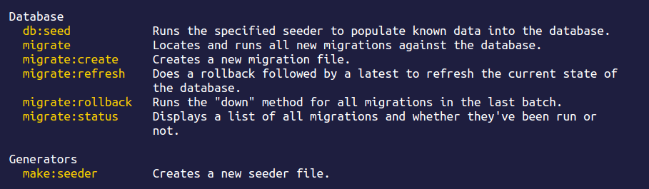 perintah migrasi database