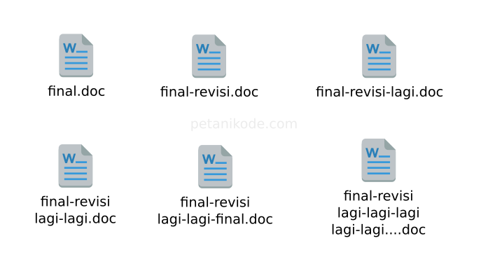 Revisi File tanpa Git