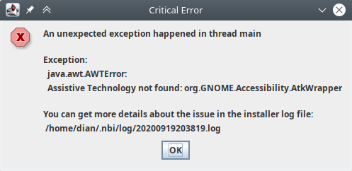 java awt error