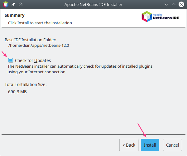 install netbeans