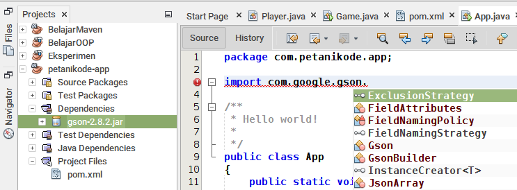 Google gson java