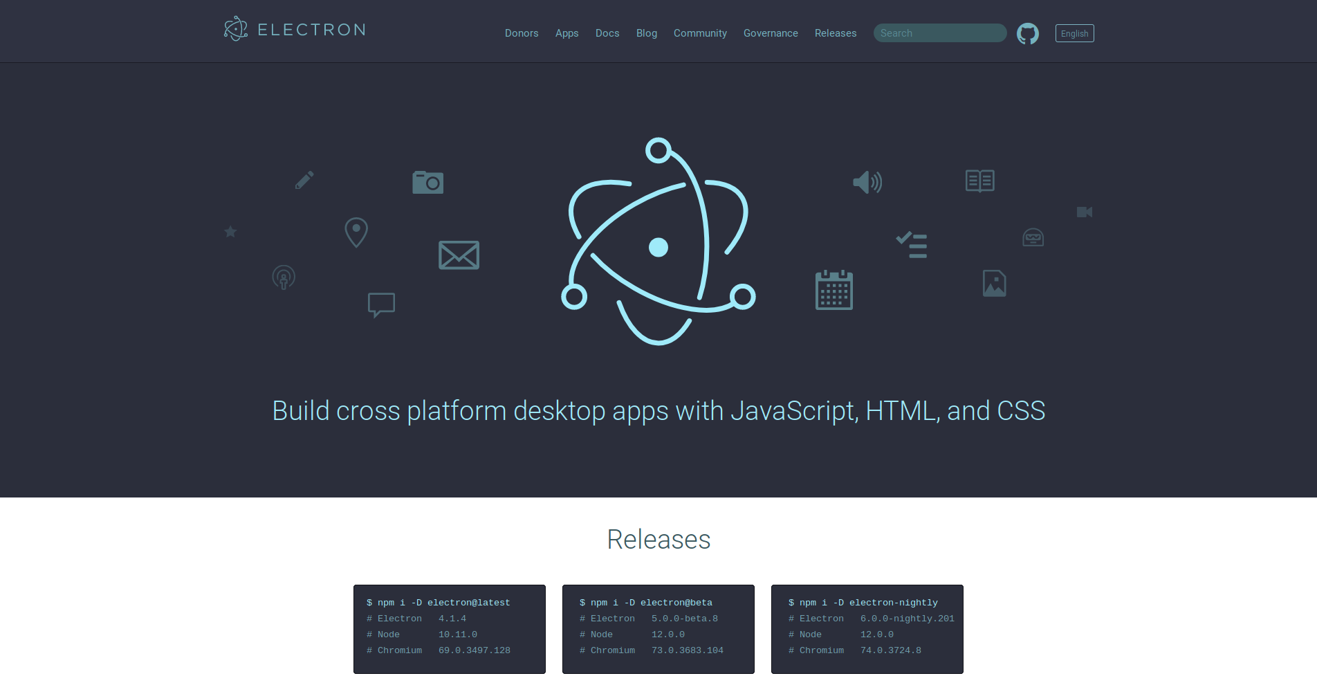 Node js desktop app