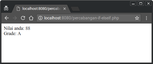  Belajar PHP Menggunakan Percabangan untuk Membuat Logika 
