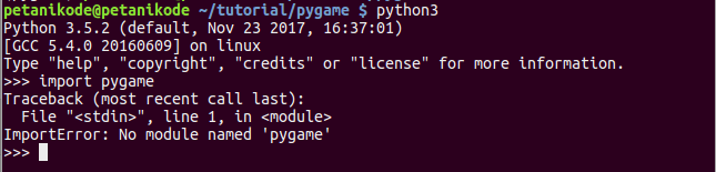 Pygame ошибка