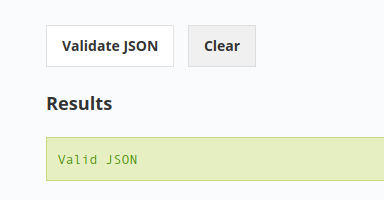 Схема валидации json