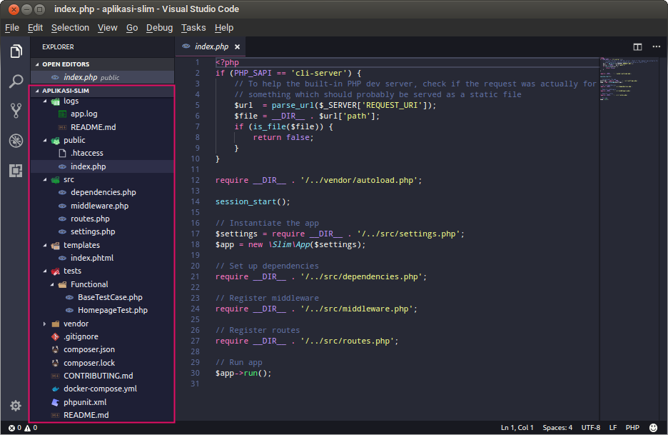 Php route product category